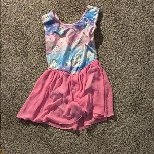 Kids Unicorn Costume Dress - Pink and Blue
